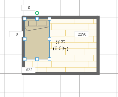 6畳 ベッド配置 シミュレーション