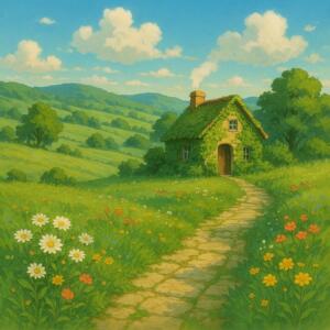 ジブリ風画像の生成事例